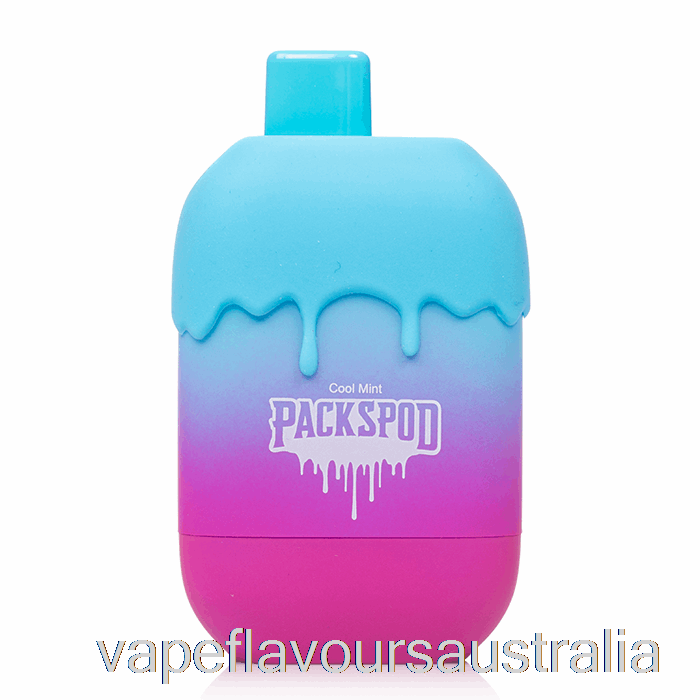 Vape Flavours Australia Packwood Packspod 5000 Disposable Gelato Freeze (Cool Mint)